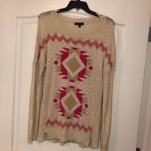 Very J Aztec Sweater